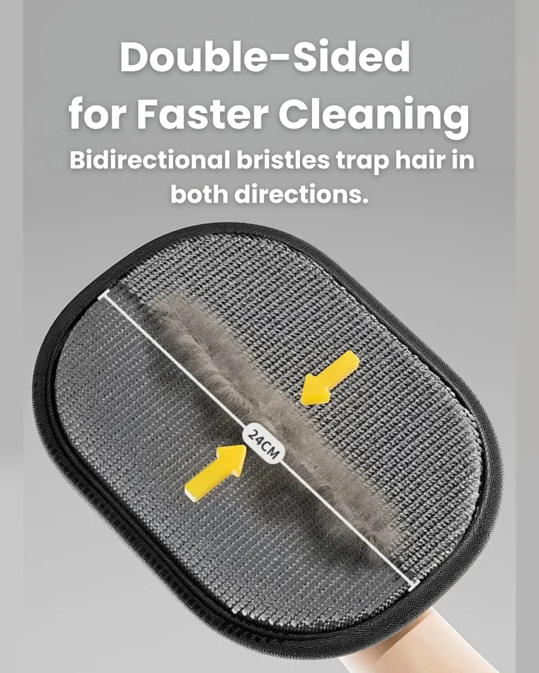 Pet Hair Remover Mitt Hair Remover Brush Pet Hair Remover Gloves for Dog Cat Rabbit with Long/Short/Curly Hair